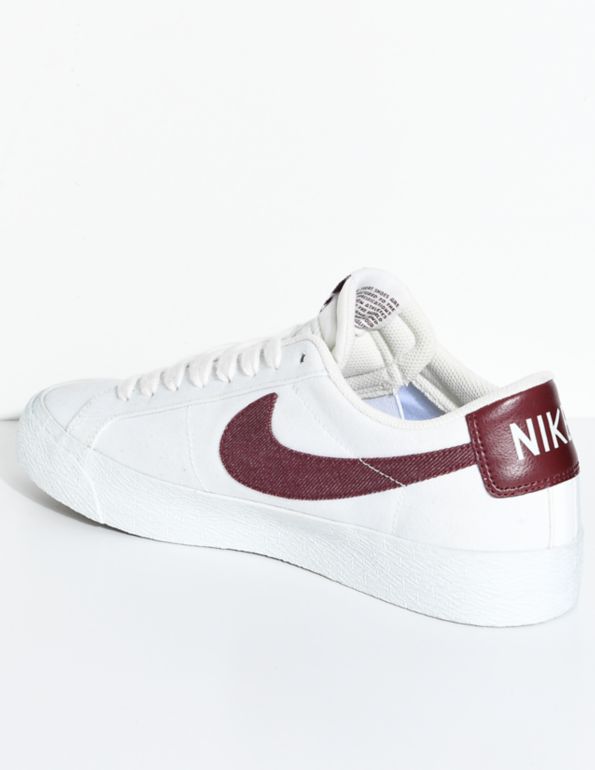 nike blazer white and red